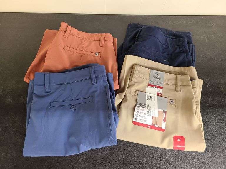 4) Pairs of Men’s Hurley Shorts