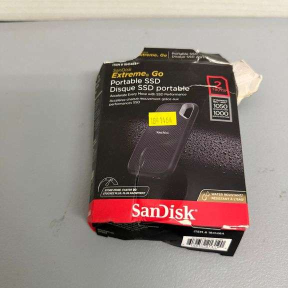 1) SanDisk Extreme Go Portable SSD