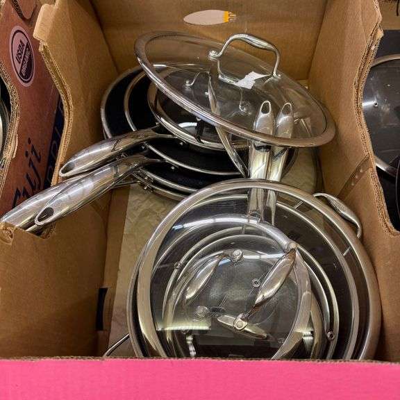 1) Hex Clad Upgraded Ceramic Coating Pan Set