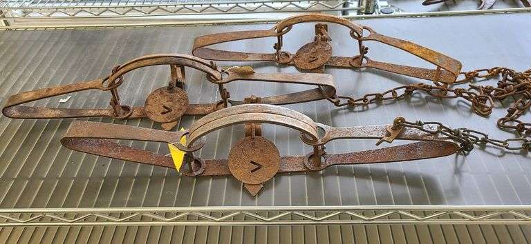 3) Vintage Animal Traps
