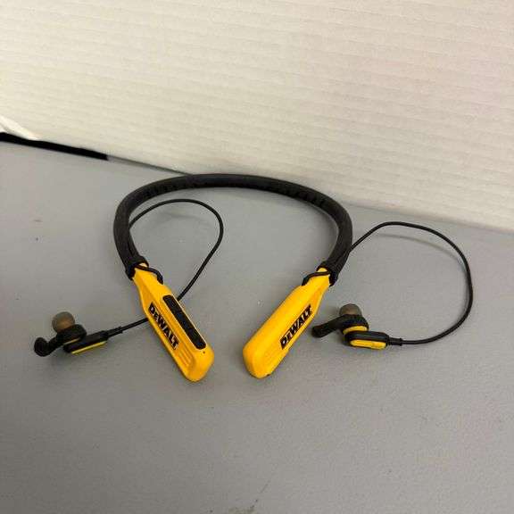 1) Dewalt Bluetooth Head Phones