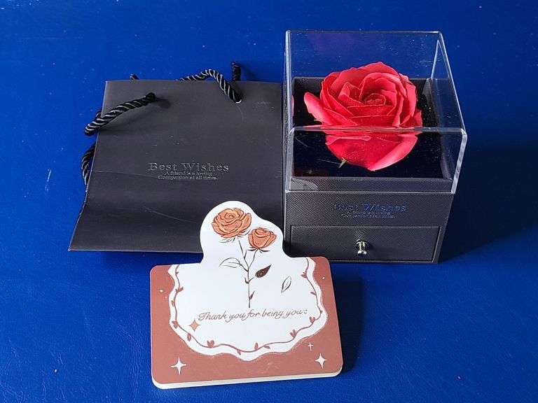 Best Wishes Gift Box with Heart Necklace