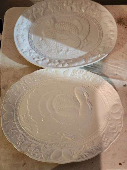 2) Turkey Platters