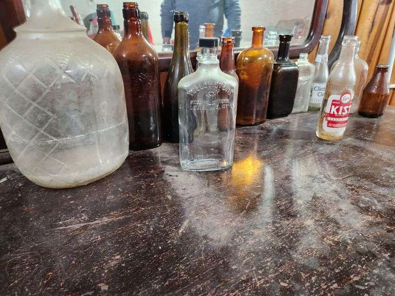 Assorted Glass Bottles