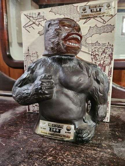1976 Jim Beam King Kong Whiskey Decanter