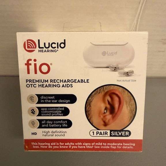Lucid Hearing Fio Premium Rechargeable OTC Hearing Aids