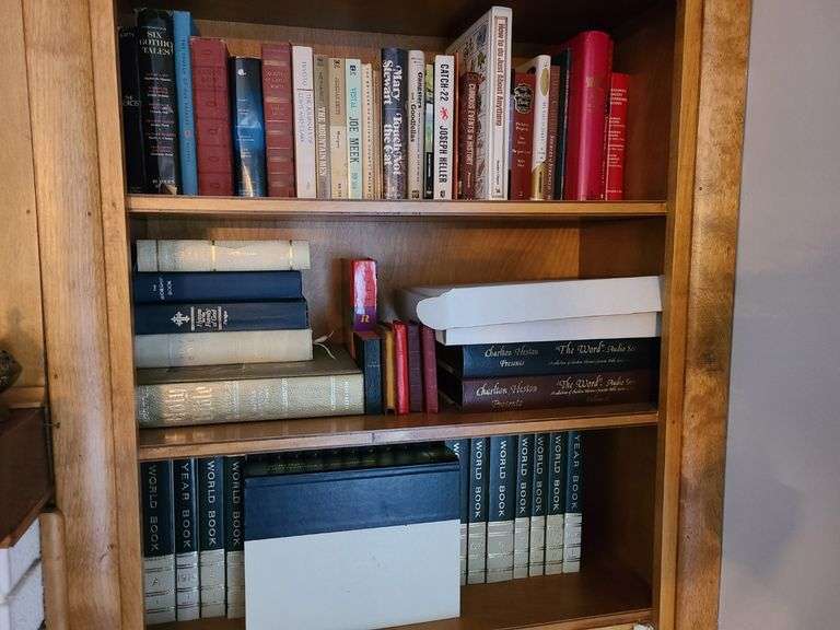 Contents of Shelves: World Books, Books, Cassette Tapes