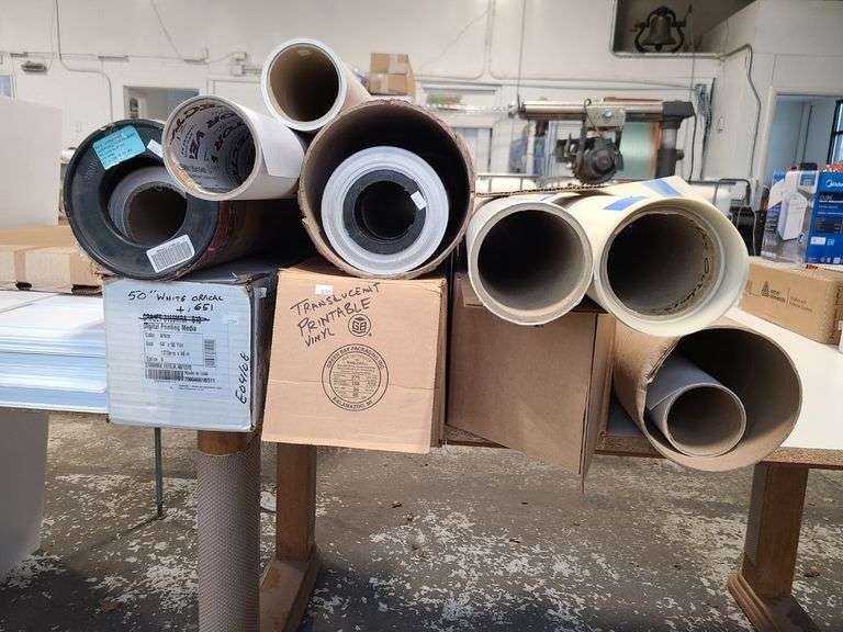 10) Rolls of Assorted Vinyl