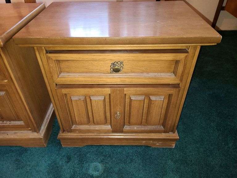 2) Nightstand Cabinets