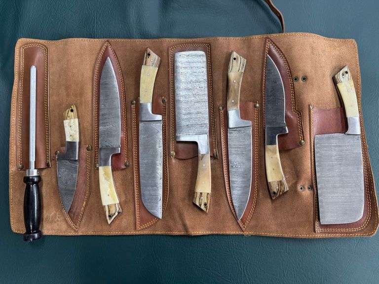 Wild Turkey Damascus Chefs Knife Set