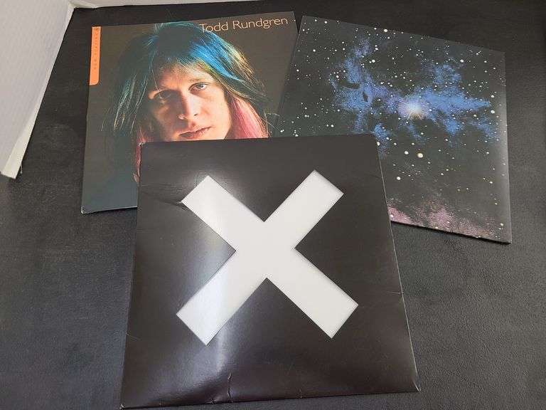 3) Record Vinyls: 1) King Crimson - Todd Rundgren -   Turntable Lab exclusive edition of The xx's
