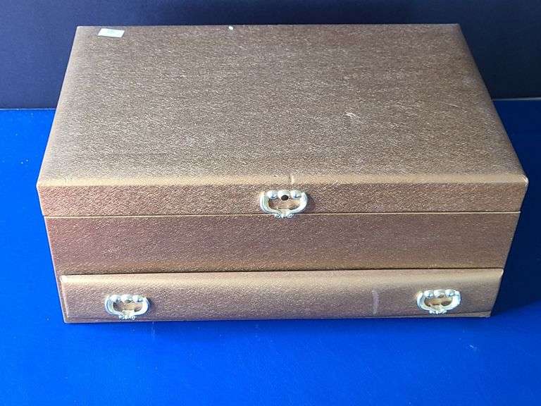 Jewelry Box with Contents: Necklace, Earrings, Bracelets