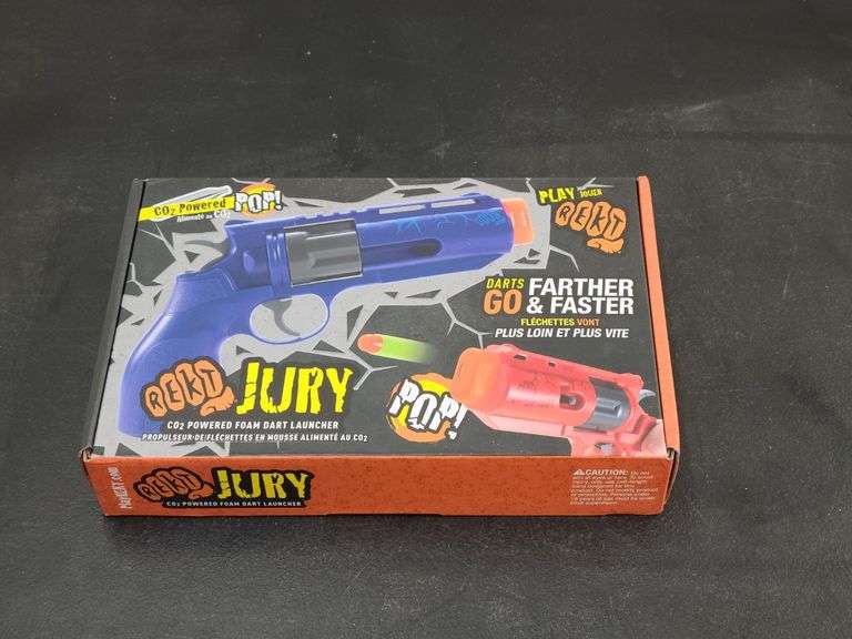 REKT Jury CO2 Foam Dart Revolver
