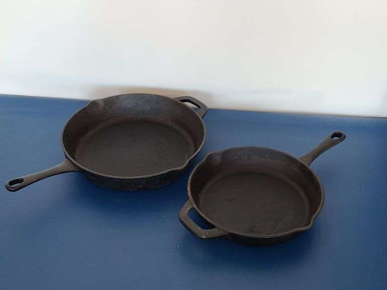 2) Tramontina Cast Iron Skillets