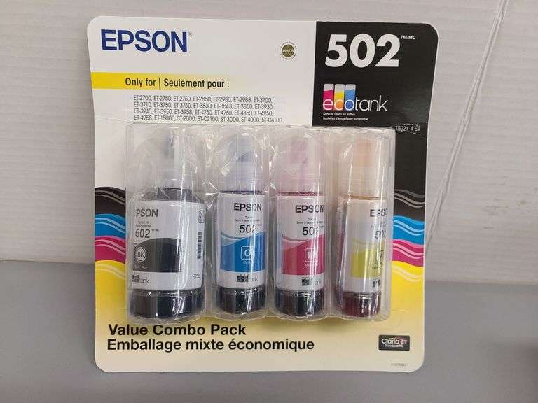 Epson 502 Ecotank Value Combo Pack