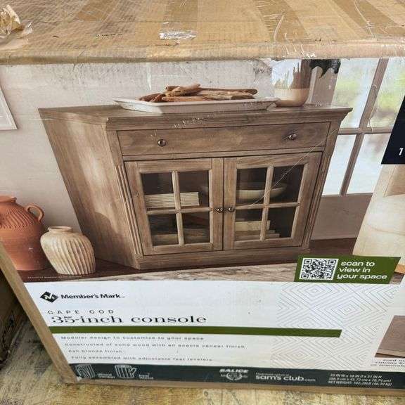 1) Cape Cod 35- Inch Console - Prime Time Auctions, Inc.