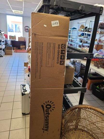 Outsunny 10'x8' Patio Retractable Awning