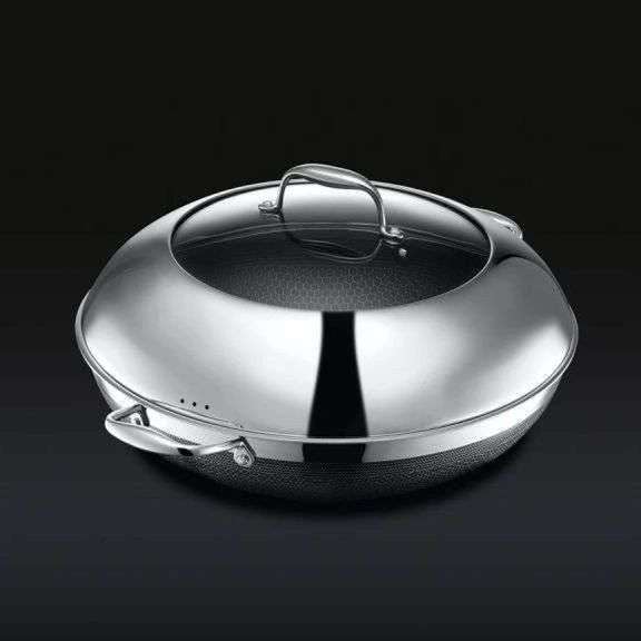Hexclad 14" Hybrid Wok with Lid