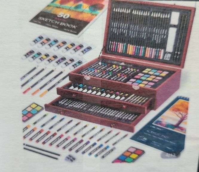 Book Set Drawing Deluxe Art Drawing Set with Acrylic Pad and Sketch Book - Prime Time ...