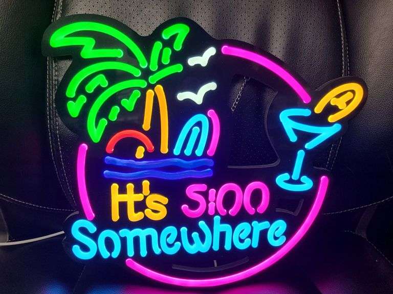 "It's 5:00 Somewhere" LED Light