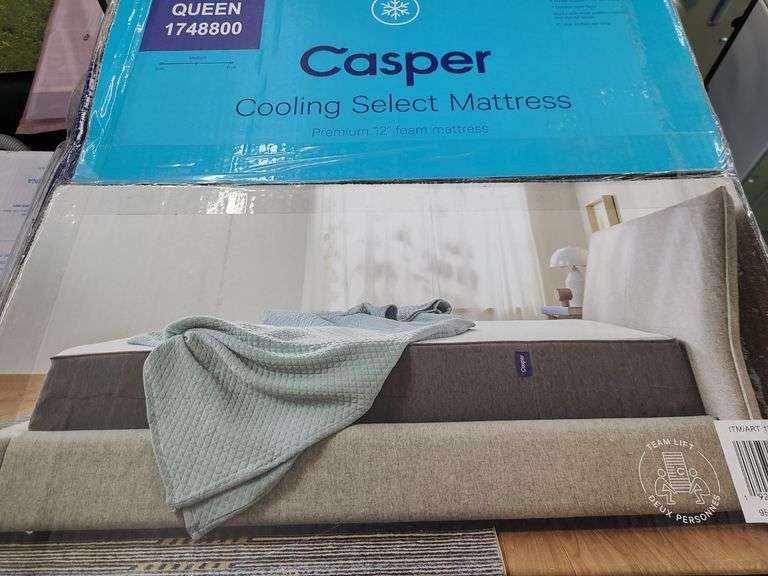 QueenCasper Cooling Select 12" Memory Foam Mattress