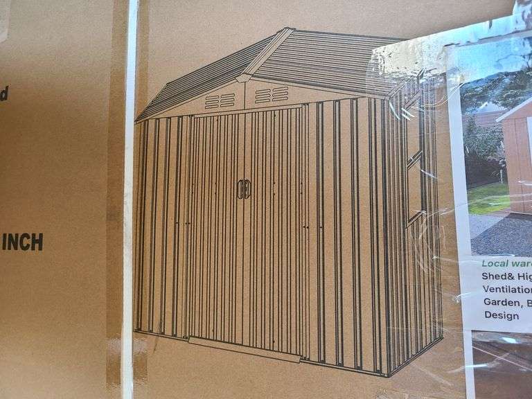 Metal Storage Shed 6'x4'
