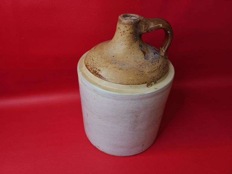 Stoneware Whiskey Jug