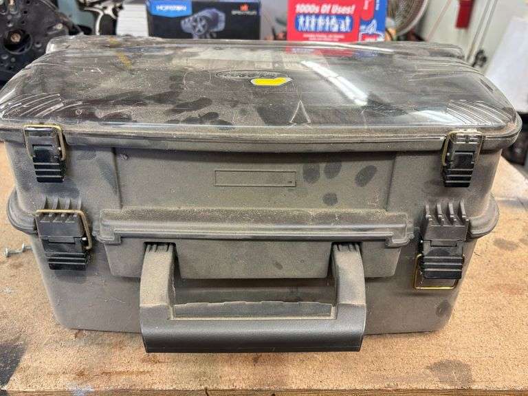 Plano Tackle Box Loaded with Tackle, Reels