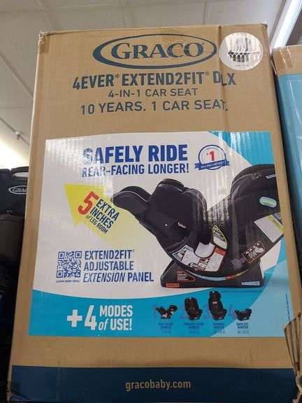 Graco 4Ever Extend2Fit DLX 4-in-1 Car Seat