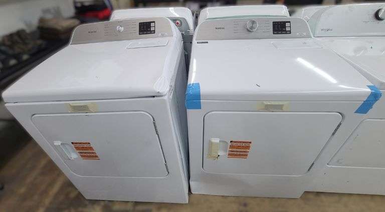 2) *Maytag 7.0 Cu.Ft Electric Dryer with Moisture Sensing