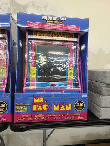 Arcade1Up Ms. PAC-MAN Partycade with 12 games in 1 - Prime Time ...
