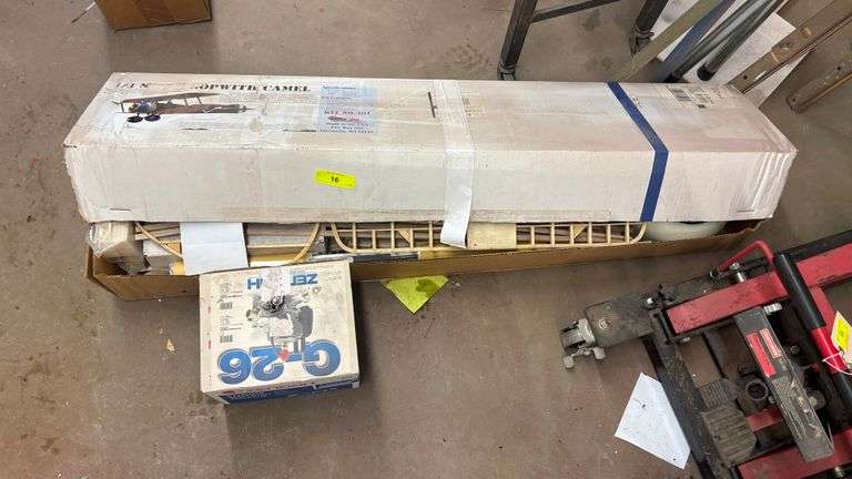 Sopwith Camel Model Airplane, Small Engine