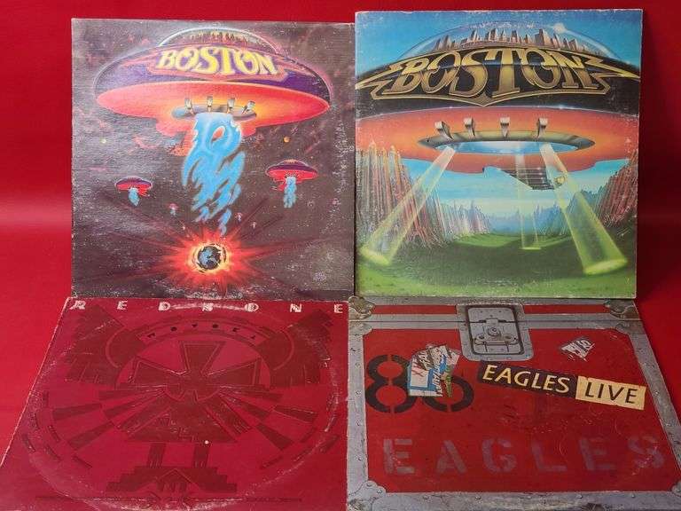 Boston, Redbone, Eagles Records