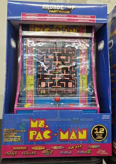 Arcade1Up Ms. PAC-MAN Partycade with 12 games in 1 - Prime Time ...