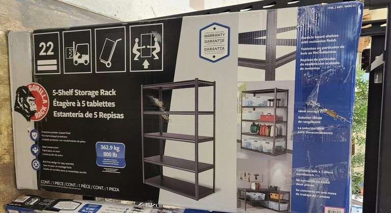 Gorilla Rack 5-Shelf Storage Rack
