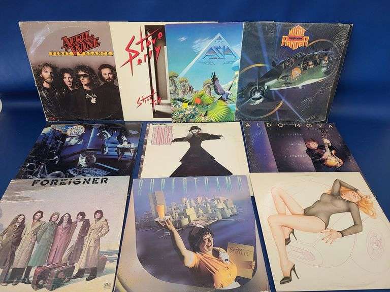 Vinyl Records - April Wine, Steve Perry, Night Ranger, Aldo Nova, Foreigner, Super Tramp, Moody Blue
