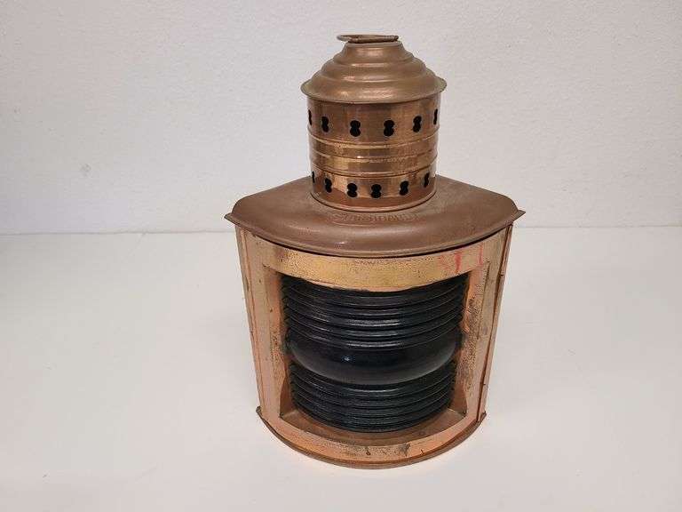 Vintage Style Brass Starboard Nautical Ship Lantern