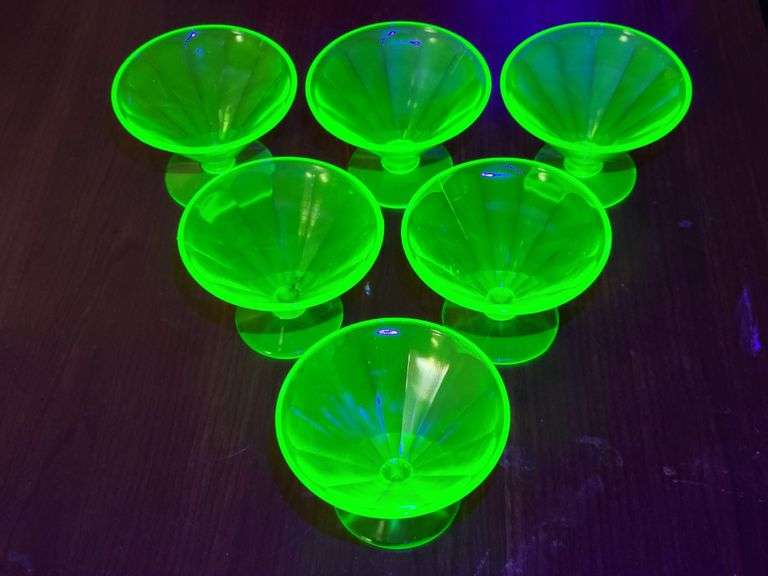 6) Uranium Sherbet Cups