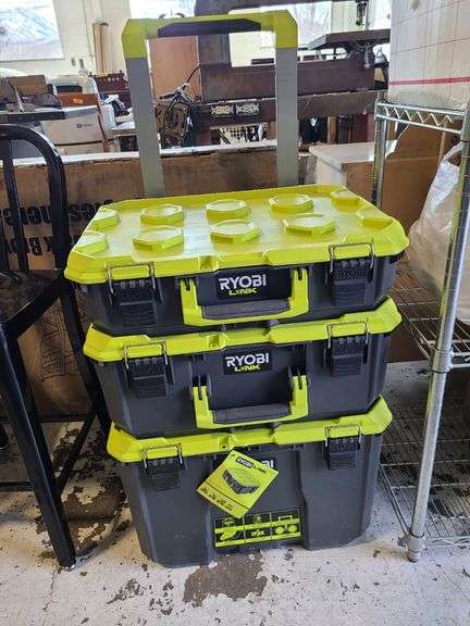 3Pcs. Ryobi Rolling Toolbox System