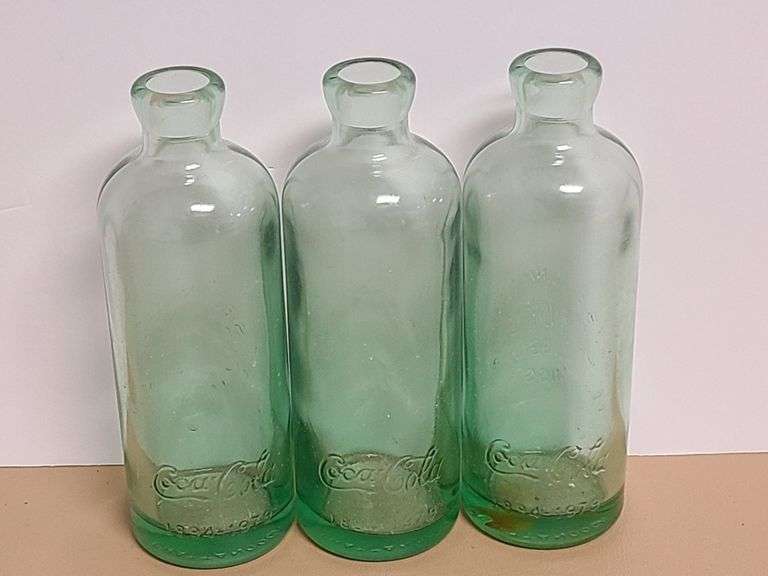 3) Vintage Coca-Cola Bottles 1894-1979