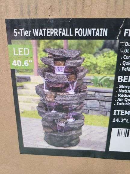 5 Tier Waterfall Fountain