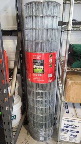 5'x100' Galvanized Wire Fence