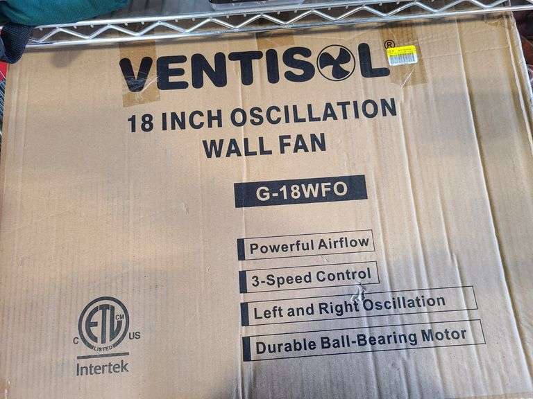 18" Oscillating Wall Fan
