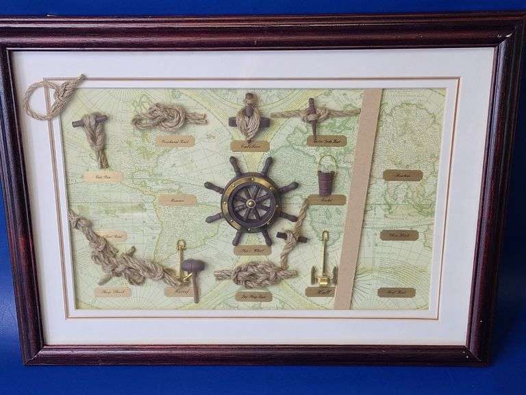 Framed Nautical Knots