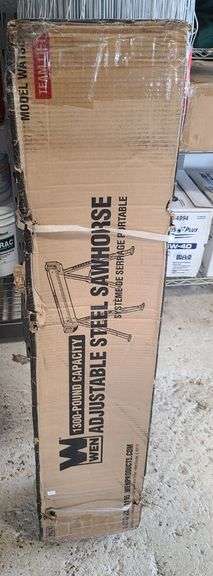 Adjustable Steel Sawhorse