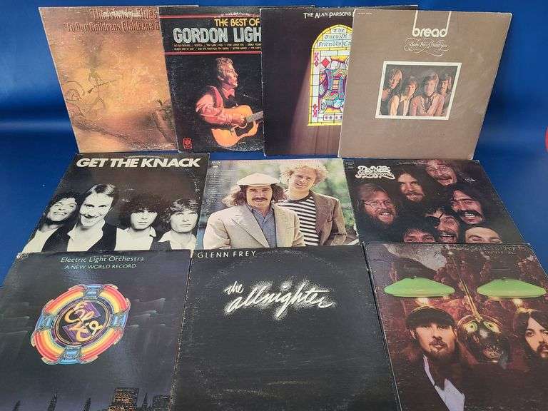 Vinyl Records - Alan Parsons, Bread, Moody Blues, Gordon Lightfoot, Dr. Hook, Seals & Croft, Glen Fr