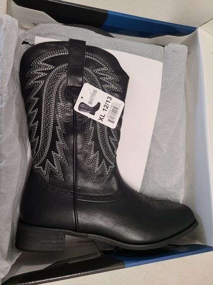 Searchers Western Boots, Black