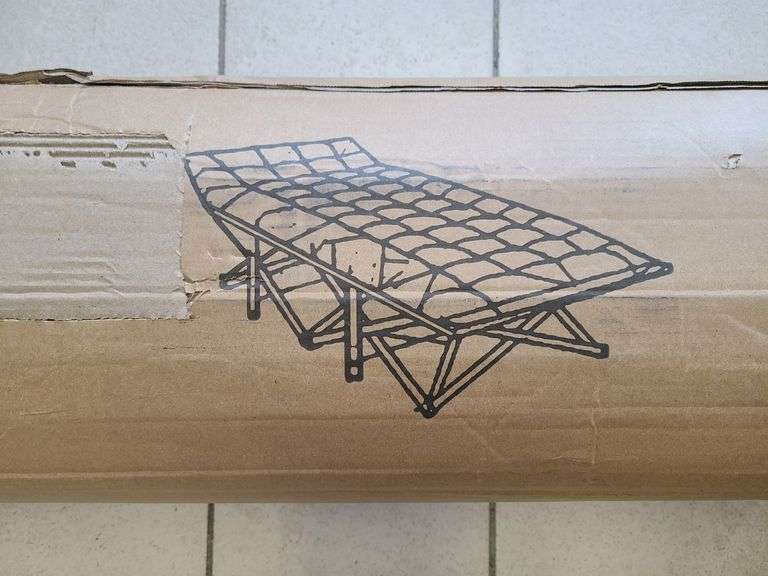 Portable Camping Cot with Storage Bag