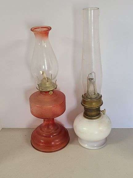 2) Vintage Oil Lamps