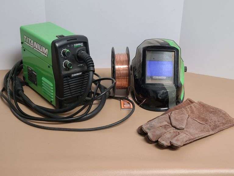 Titanium Welder, Wire, Mask, Gloves